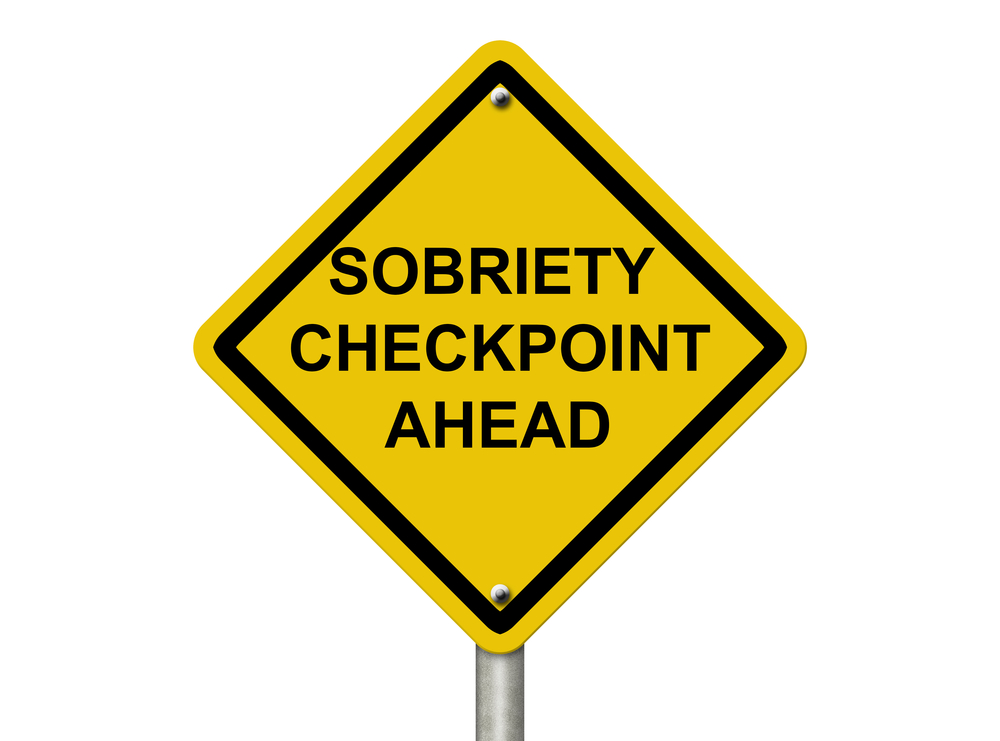 dui ovi checkpoint arrest SMELLED ALCOHOL admitted drinking